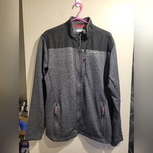 Orvis Men's Black and Gray Performance Jacket, Size Large